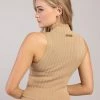 Best Pirce 👍 BLOCHSTORE-US Rib Lounge Funnel Neck Tan 🧨