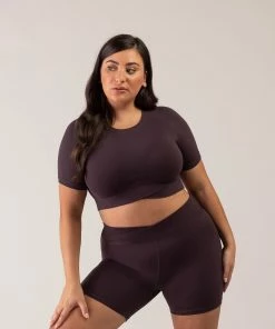 Discount 🤩 BLOCHSTORE-US BLOCHeverhold Cross Over Tee Mocha ✔️