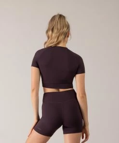 Discount 🤩 BLOCHSTORE-US BLOCHeverhold Cross Over Tee Mocha ✔️ -Bloch Active Collection Shop 0000s 0008 ZCO2100 MOA DCO2100 MOA M W6A0403