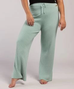 Flash Sale ✨ BLOCHSTORE-US Rib Lounge Wide Leg Pant Sage 😍 -Bloch Active Collection Shop 0000s 0015 ZLL1001 BLK PLL1002 SAG XL 8508