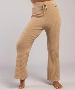 Outlet 🎉 BLOCHSTORE-US Rib Lounge Wide Leg Pant Tan 😍 -Bloch Active Collection Shop 0000s 0031 ZLL1000 TAN PLL1002 TAN M 8623 59002fab 25d2 47dc 9f1e b275422b2723