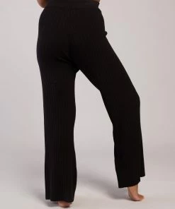Discount 🌟 BLOCHSTORE-US Rib Lounge Wide Leg Pant Black 🥰 -Bloch Active Collection Shop 0000s 0037 ZLL1000 SAG PLL1002 BLK M 8369
