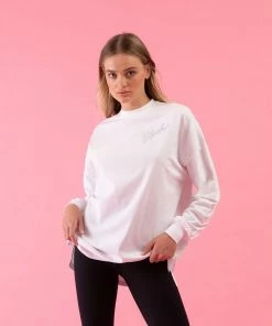 Top 10 🔔 BLOCHSTORE-US Bloch Play Oversized L/S Tee White 💯 -Bloch Active Collection Shop 0001 ZBP005 WHT TBP002 GPH XS 5546