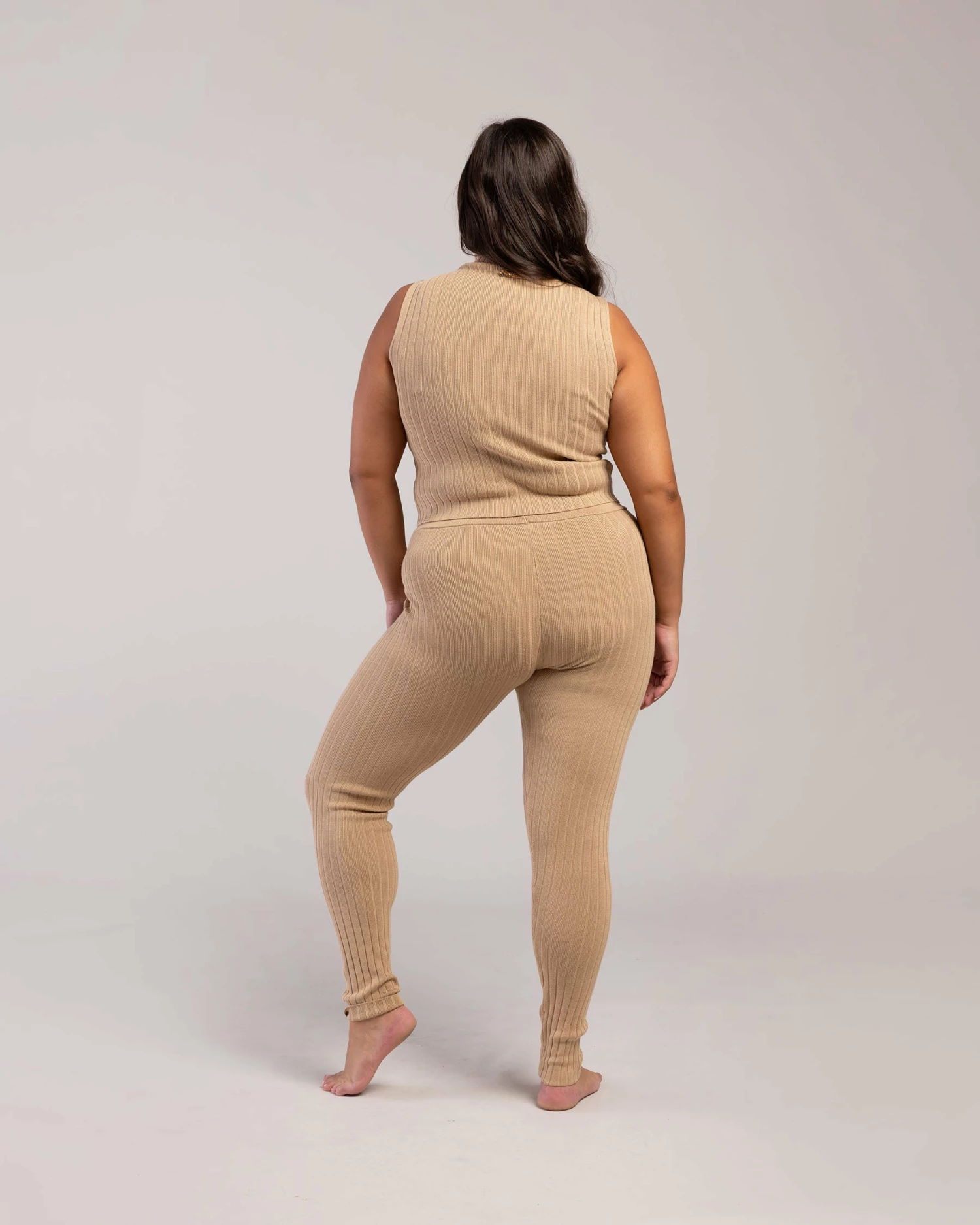 Best Sale ๐คฉ BLOCHSTORE-US Rib Lounge Full Length Legging Tan ๐ 12 Best Sale ๐คฉ BLOCHSTORE-US Rib Lounge Full Length Legging Tan ๐ - Image 12