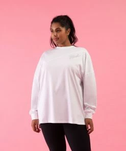 Top 10 🔔 BLOCHSTORE-US Bloch Play Oversized L/S Tee White 💯 -Bloch Active Collection Shop 0003 ZBP005 WHT TBP002 GPH XL 5509