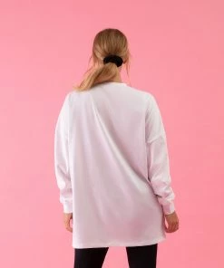 Top 10 🔔 BLOCHSTORE-US Bloch Play Oversized L/S Tee White 💯 -Bloch Active Collection Shop 0004 ZBP005 WHT TBP002 GPH M 5534