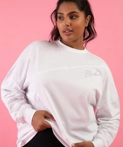 Top 10 🔔 BLOCHSTORE-US Bloch Play Oversized L/S Tee White 💯 -Bloch Active Collection Shop 0004 ZBP005 WHT TBP002 GPH XL 5515