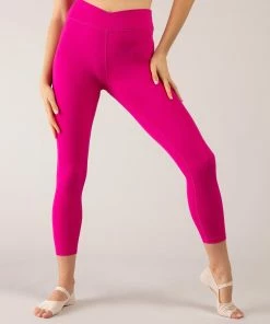 Brand new 👍 BLOCHSTORE-US BLOCHeverhold 7/8 Length Cross Over Legging Violet 🎁