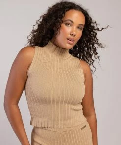 Best Pirce 👍 BLOCHSTORE-US Rib Lounge Funnel Neck Tan 🧨 -Bloch Active Collection Shop 0006 ZLL1001 TAN PLL1003 TAN M 8680 1fd621f8 cd2b 4e31 a997 4db80b3f3cc4