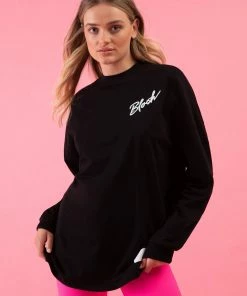 Discount 🔔 BLOCHSTORE-US Bloch Play Oversized L/S Tee Graphite 😍