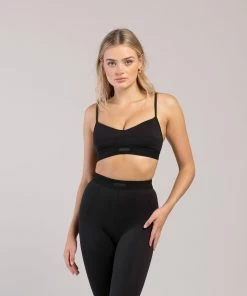 Flash Sale 💯 BLOCHSTORE-US Bloch 365 Bralette Ebony 🌟 -Bloch Active Collection Shop 0007 ZLL002 EBN TLL005 EBN XS 8233