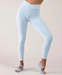 Promo 👏 BLOCHSTORE-US BLOCHeverhold 7/8 Length Cross Over Legging Ice Blue 👏 -Bloch Active Collection Shop 0008 ZCO2100 ICB TCO2100 ICB XS 6633