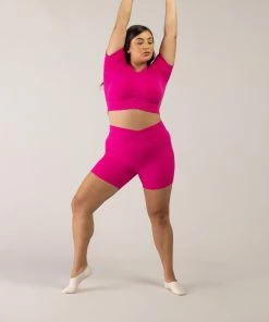 Brand new 🔔 BLOCHSTORE-US BLOCHeverhold 5 Inch Cross Over Short Violet 👏