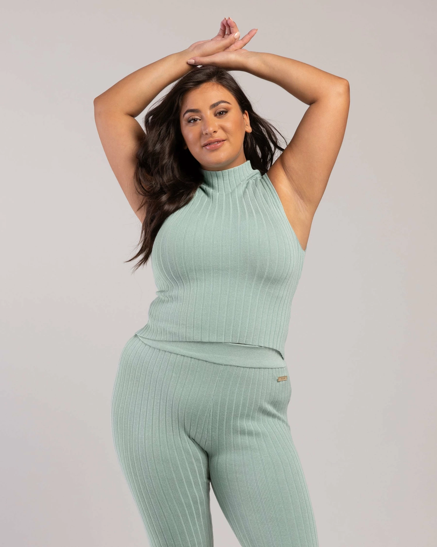 Flash Sale ๐ BLOCHSTORE-US Rib Lounge Funnel Neck Sage ๐ 9 Flash Sale ๐ BLOCHSTORE-US Rib Lounge Funnel Neck Sage ๐ - Image 9