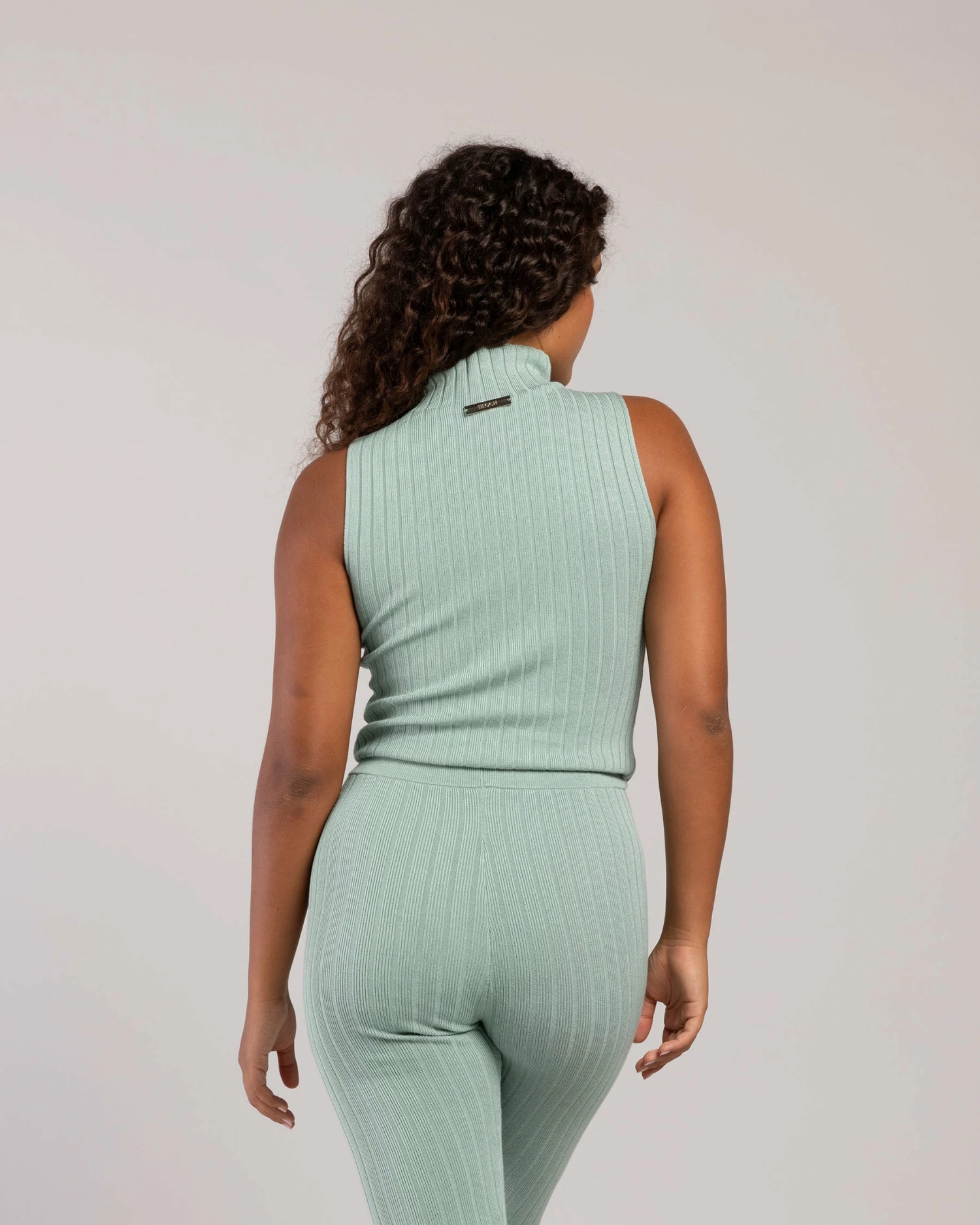 Flash Sale ๐ BLOCHSTORE-US Rib Lounge Funnel Neck Sage ๐ 2 Flash Sale ๐ BLOCHSTORE-US Rib Lounge Funnel Neck Sage ๐ - Image 2