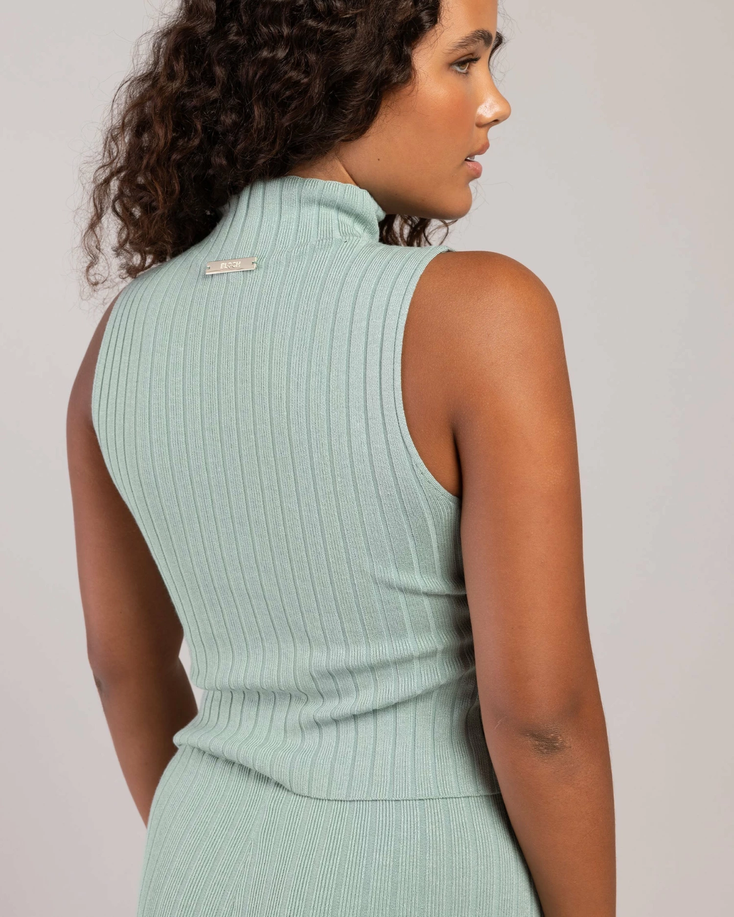 Flash Sale ๐ BLOCHSTORE-US Rib Lounge Funnel Neck Sage ๐ 4 Flash Sale ๐ BLOCHSTORE-US Rib Lounge Funnel Neck Sage ๐ - Image 4