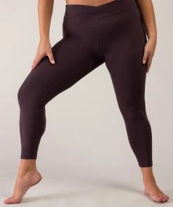 New 🥰 BLOCHSTORE-US BLOCHeverhold 7/8 Length Cross Over Legging Mocha 🎁 -Bloch Active Collection Shop 0012 ZCO2100 MOA TCO2100 MOA XL W6A0425