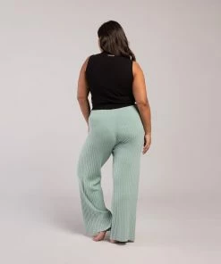 Flash Sale ✨ BLOCHSTORE-US Rib Lounge Wide Leg Pant Sage 😍 -Bloch Active Collection Shop 0014 ZLL1001 BLK PLL1002 SAG XL 8521