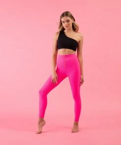 Budget 🎁 BLOCHSTORE-US Bloch Play Zip 7/8 Legging Shocking Pink ⌛ -Bloch Active Collection Shop 0016 ZBP002 GPH TBP002 SHK XS 5252