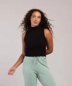 Outlet 🥰 BLOCHSTORE-US Rib Lounge Funnel Neck Black 🧨 -Bloch Active Collection Shop 0017 ZLL1001 BLK PLL1002 SAG M 8476