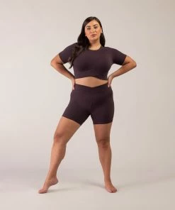 Buy 🛒 BLOCHSTORE-US BLOCHeverhold 5 Inch Cross Over Short Mocha 🔔 -Bloch Active Collection Shop 0020 ZCO2100 MOA DCO2100 MOA XL W6A0354