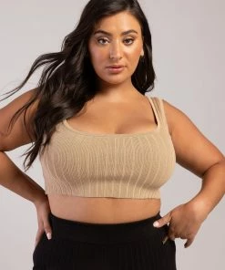 Flash Sale 🔔 BLOCHSTORE-US Rib Lounge Tank Tan 😉