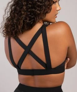 Budget 🧨 BLOCHSTORE-US Bloch 365 Cross Over Crop Ebony 🥰