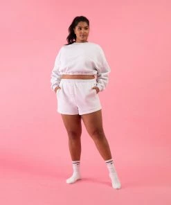 Budget ⌛ BLOCHSTORE-US Bloch Play 80s Sweat Short Snow 👍 -Bloch Active Collection Shop 0036 JBP001 SNOW DBP002 SNOW XL 5905