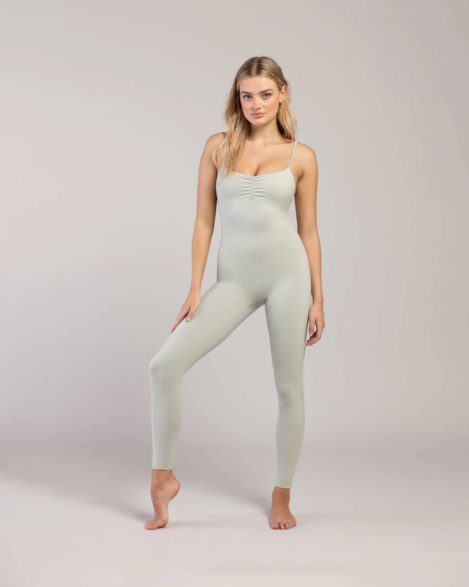 Best deal ๐ BLOCHSTORE-US Bloch 365 Scrunch Bodice 7/8 Catsuit Seafoam ๐ 3 Best deal ๐ BLOCHSTORE-US Bloch 365 Scrunch Bodice 7/8 Catsuit Seafoam ๐ - Image 3