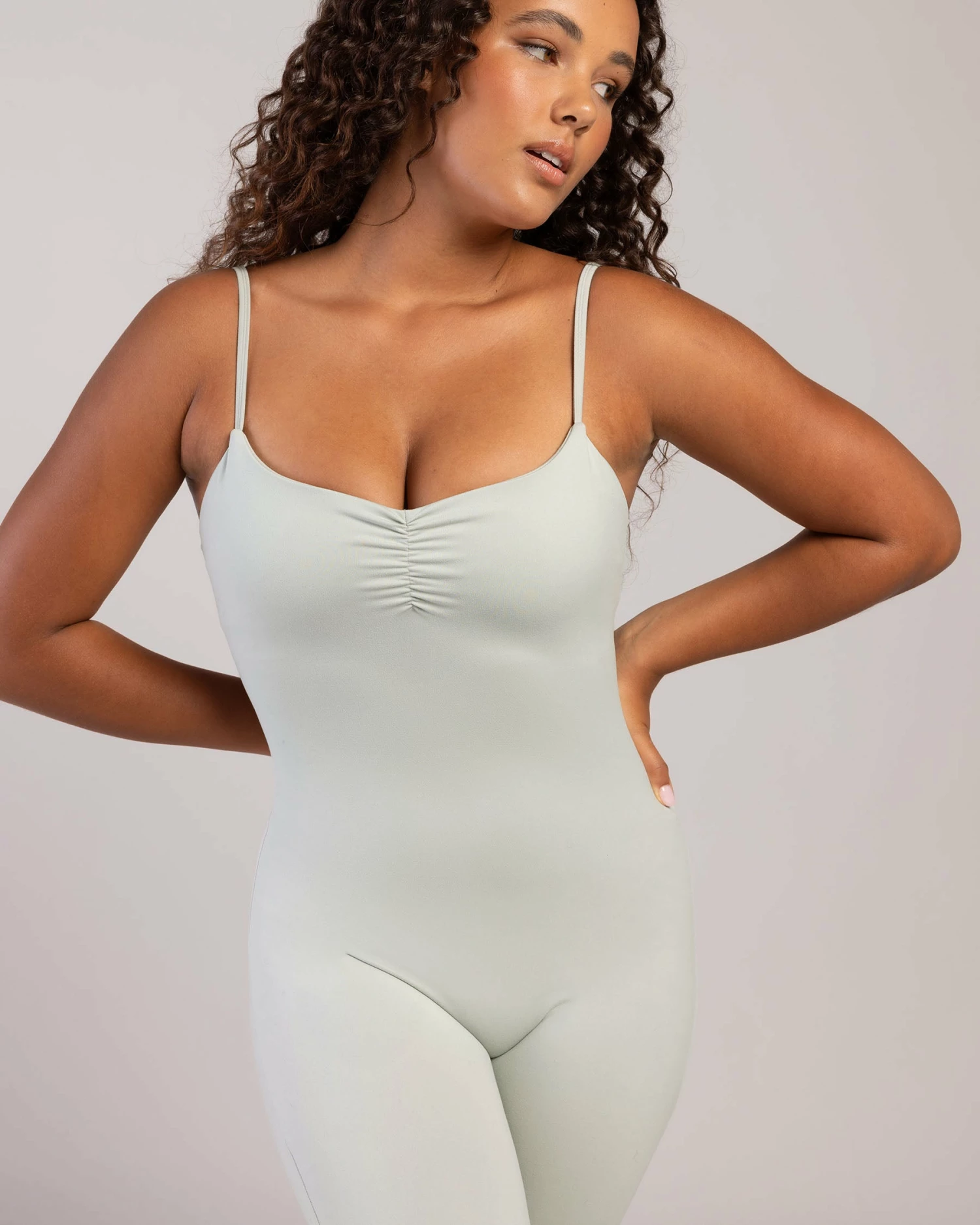 Best deal ๐ BLOCHSTORE-US Bloch 365 Scrunch Bodice 7/8 Catsuit Seafoam ๐ 5 Best deal ๐ BLOCHSTORE-US Bloch 365 Scrunch Bodice 7/8 Catsuit Seafoam ๐ - Image 5