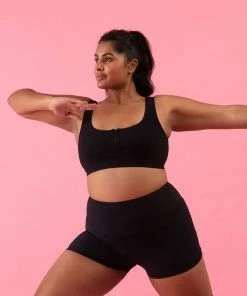 Hot Sale 🔥 BLOCHSTORE-US Bloch Play Zip Crop Graphite 🌟 -Bloch Active Collection Shop 0055 ZBP001 GPH DBP001 GPH XL 5351