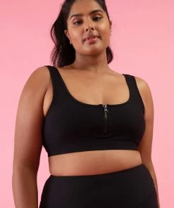 Hot Sale 🔥 BLOCHSTORE-US Bloch Play Zip Crop Graphite 🌟 -Bloch Active Collection Shop 0063 ZBP001 GPH DBP001 GPH XL 5344