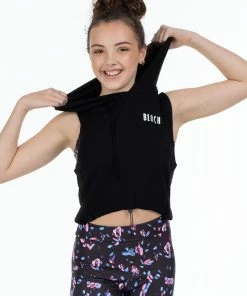 Discount 😀 BLOCHSTORE-US BLOCH X Flo Active Frankie Sleeveless Hoodie Black 🥰