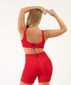 Discount 🤩 BLOCHSTORE-US Crinkle Square Neck Bra Crimson 💯 -Bloch Active Collection Shop ZBP220 CMS DBP222 CMS M 4415