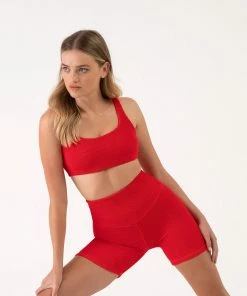Discount 🤩 BLOCHSTORE-US Crinkle Square Neck Bra Crimson 💯 -Bloch Active Collection Shop ZBP220 CMS DBP222 CMS XS 4358