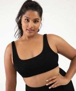 Wholesale ✔️ BLOCHSTORE-US Crinkle Square Neck Bra Graphite 🔔