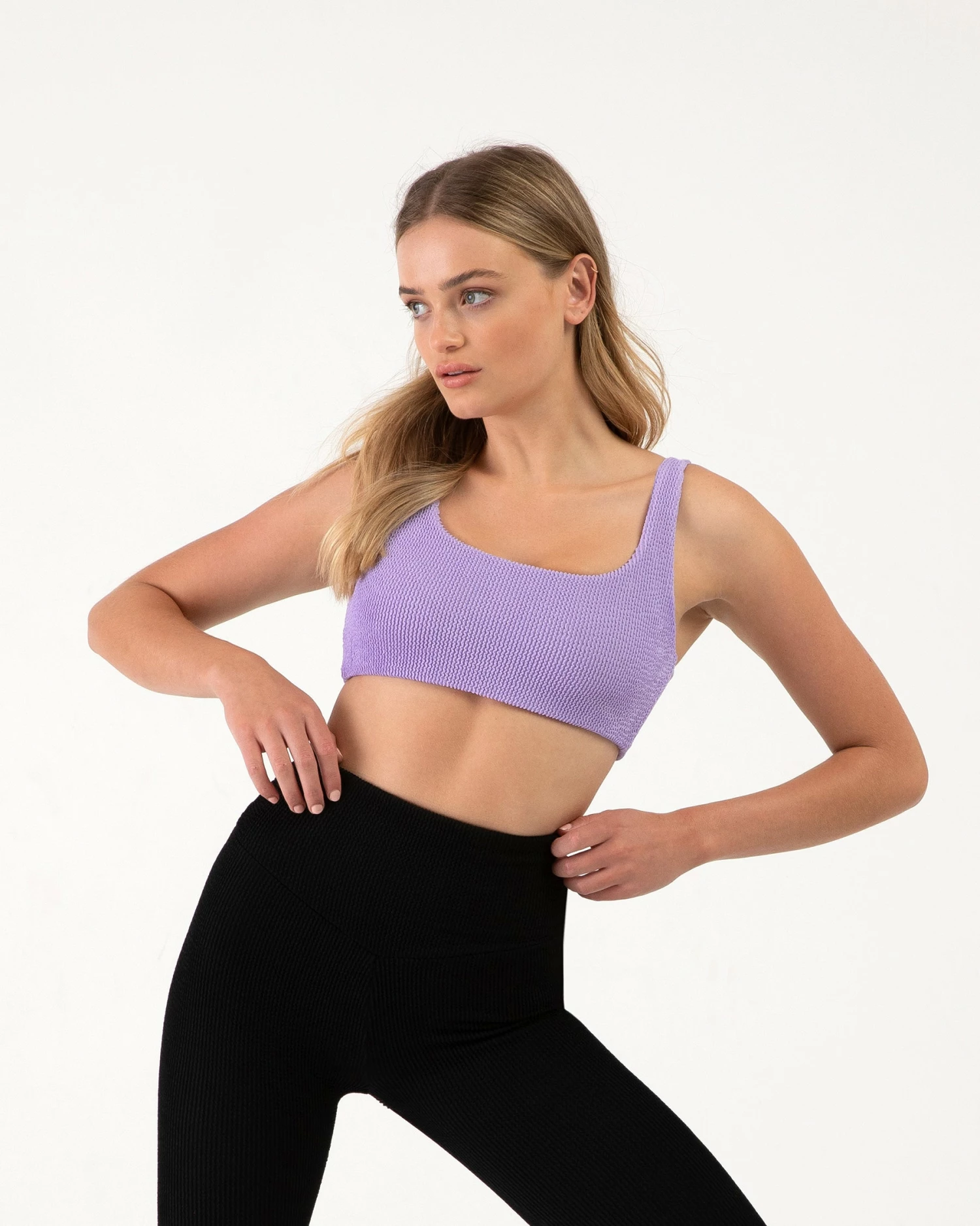 Cheap ๐ BLOCHSTORE-US Crinkle Square Neck Bra Lilac โญ 4 Cheap ๐ BLOCHSTORE-US Crinkle Square Neck Bra Lilac โญ - Image 4