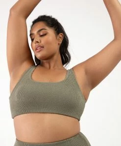 Budget 🔔 BLOCHSTORE-US Crinkle Square Neck Bra Washed Moss 🥰 -Bloch Active Collection Shop ZBP220 WSM DBP222 WSM XL 4342