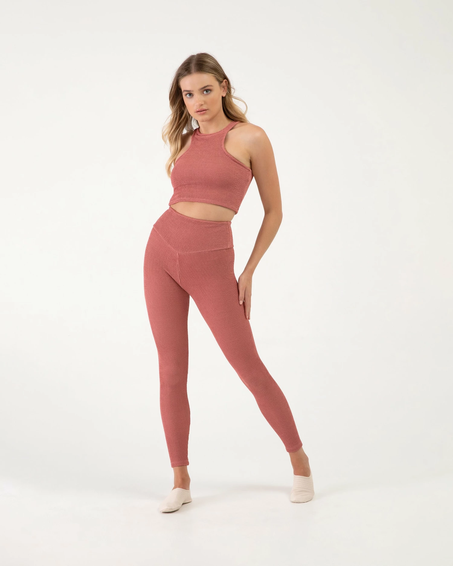 Top 10 🌟 BLOCHSTORE-US Crinkle Full Length Legging Dusty Rose ❤️ 5 Top 10 🌟 BLOCHSTORE-US Crinkle Full Length Legging Dusty Rose ❤️ - Image 5