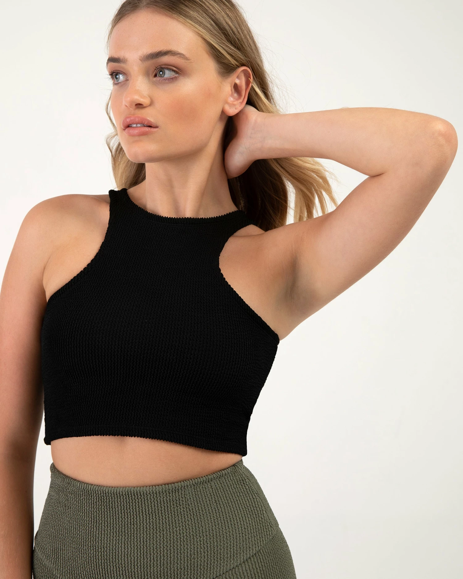 Buy 🔥 BLOCHSTORE-US Crinkle Racer Tank Graphite 🔥 1 Buy 🔥 BLOCHSTORE-US Crinkle Racer Tank Graphite 🔥