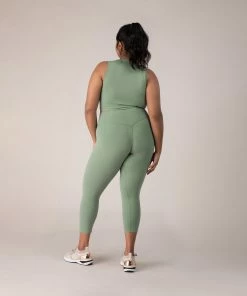 Outlet 😍 BLOCHSTORE-US BLOCHeverhold 3/4 Legging Washed Moss 🥰 -Bloch Active Collection Shop ZCO1700 WSM TCO1700 WSM XL 2841