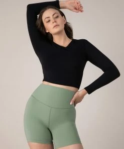 New 🎁 BLOCHSTORE-US BLOCHeverhold 5 Inch Short Washed Moss 🌟 -Bloch Active Collection Shop ZCO1701 EBN DCO1701 WSM MED 696