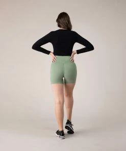 New 🎁 BLOCHSTORE-US BLOCHeverhold 5 Inch Short Washed Moss 🌟 -Bloch Active Collection Shop ZCO1701 EBN DCO1701 WSM MED 703