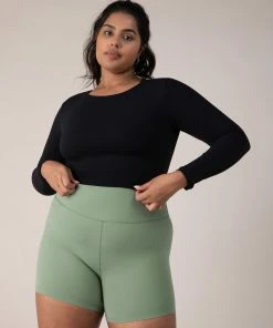 New 🎁 BLOCHSTORE-US BLOCHeverhold 5 Inch Short Washed Moss 🌟 -Bloch Active Collection Shop ZCO1701 EBN DCO1701 WSM XL 2786