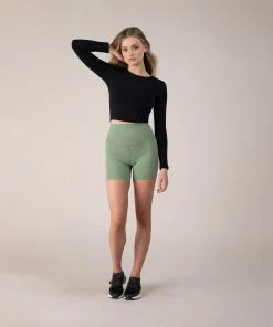 New 🎁 BLOCHSTORE-US BLOCHeverhold 5 Inch Short Washed Moss 🌟 -Bloch Active Collection Shop ZCO1701 EBN DCO1701 WSM XS 2802