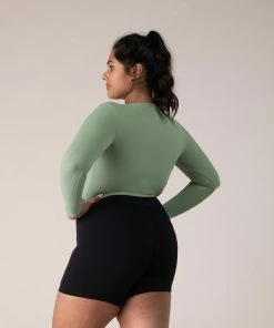 Promo 😀 BLOCHSTORE-US BLOCHeverhold Long Sleeve Washed Moss ❤️ -Bloch Active Collection Shop ZCO1701 WSM DCO1701 EBN XL 3124