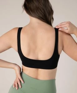 Flash Sale 🔔 BLOCHSTORE-US BLOCHeverhold Square Neck Bra Ebony 😍 -Bloch Active Collection Shop ZCO1702 EBN TCO1701 WSM MED 765