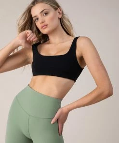 Flash Sale 🔔 BLOCHSTORE-US BLOCHeverhold Square Neck Bra Ebony 😍