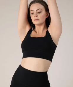 Discount 👏 BLOCHSTORE-US BLOCHeverhold Scoop Bra Ebony ⭐ -Bloch Active Collection Shop ZCO1703 EBN DCO1702 EBN MED 791