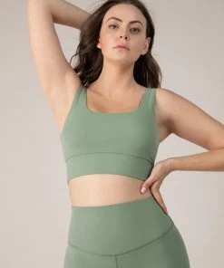 Outlet ✨ BLOCHSTORE-US BLOCHeverhold Scoop Bra Washed Moss 😀 -Bloch Active Collection Shop ZCO1703 WSM TCO1702 WSM MED 646